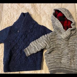 Cat and Jack boys sweaters 18 months
